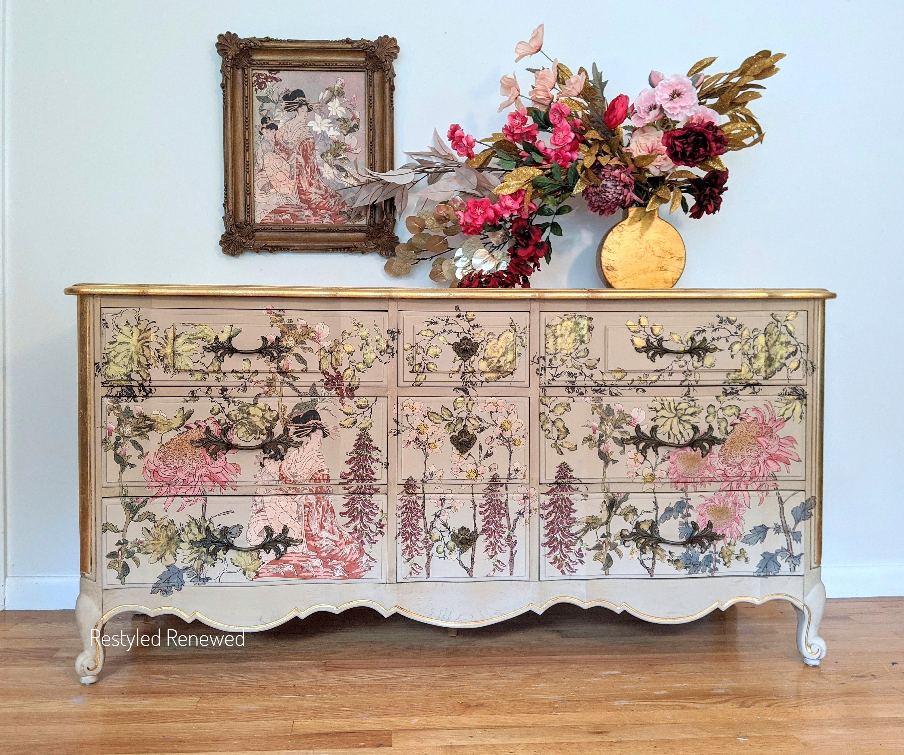 VIDEO Anleitung zum Bemalen von Möbeln im Boho Stil | Etsy