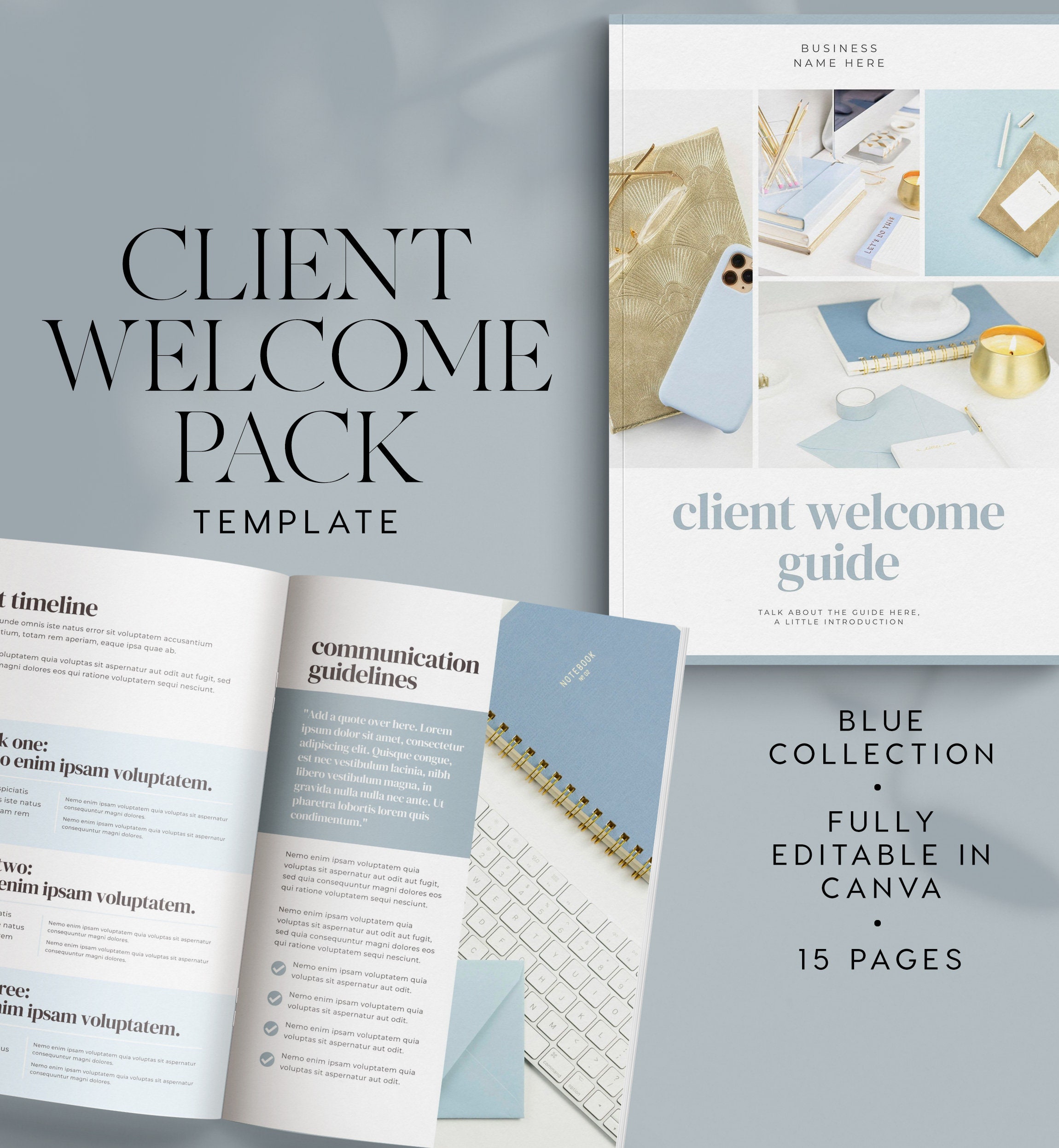 Client Pack Template INSTANT DOWNLOAD Editable Etsy Client Pack Template INSTANT DOWNLOAD Editable Etsy