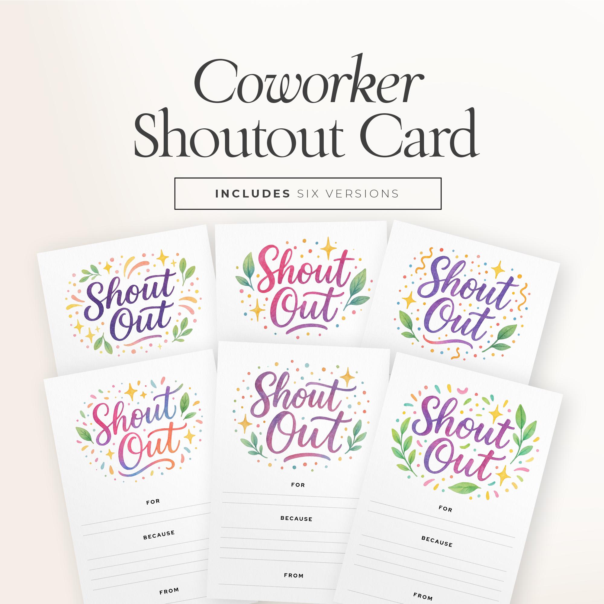 Compliment cards for coworkers - Etsy België, image size:2000x2000