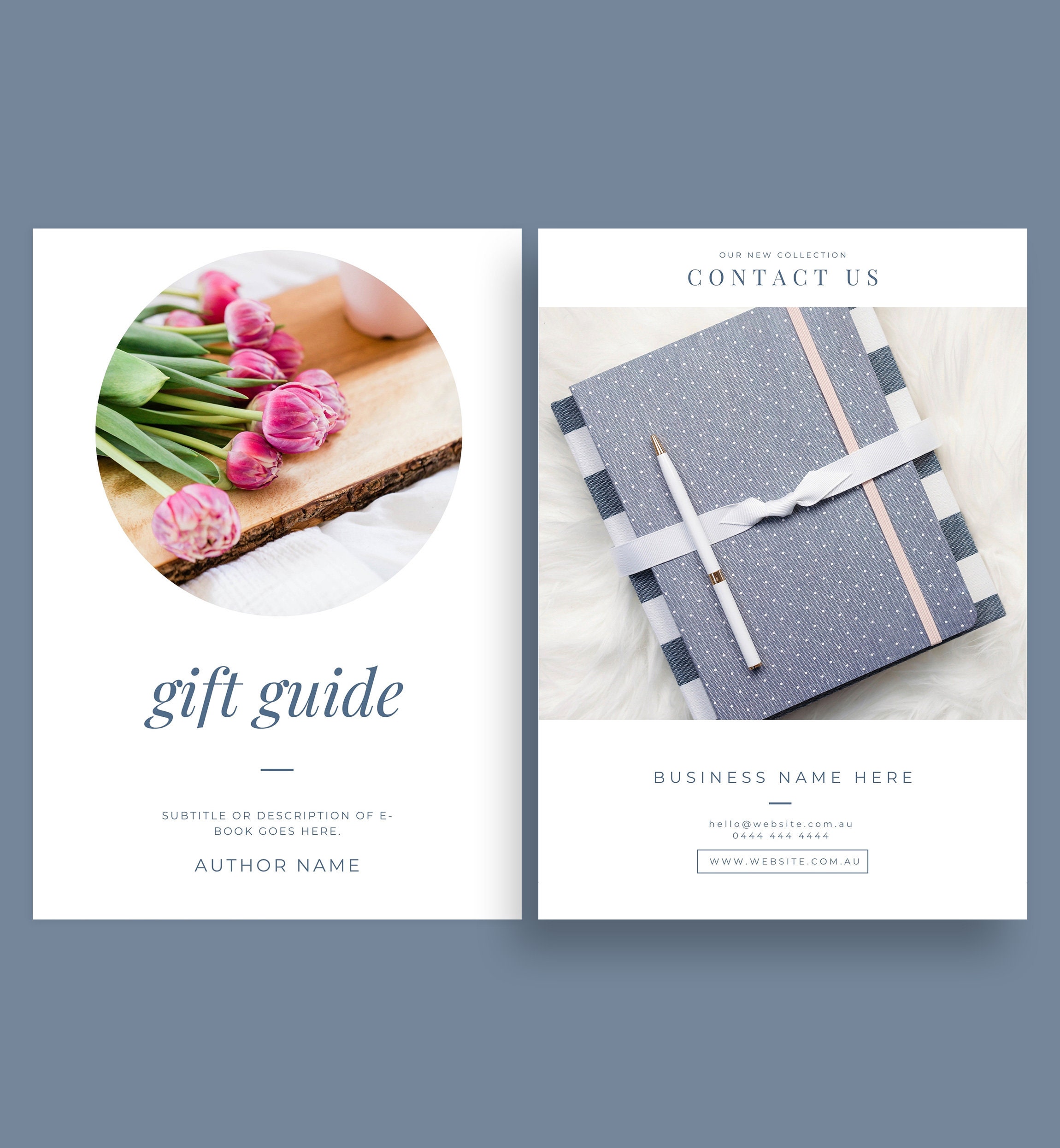 Catalogue / Gift Guide Template INSTANT DOWNLOAD Wholesale Etsy