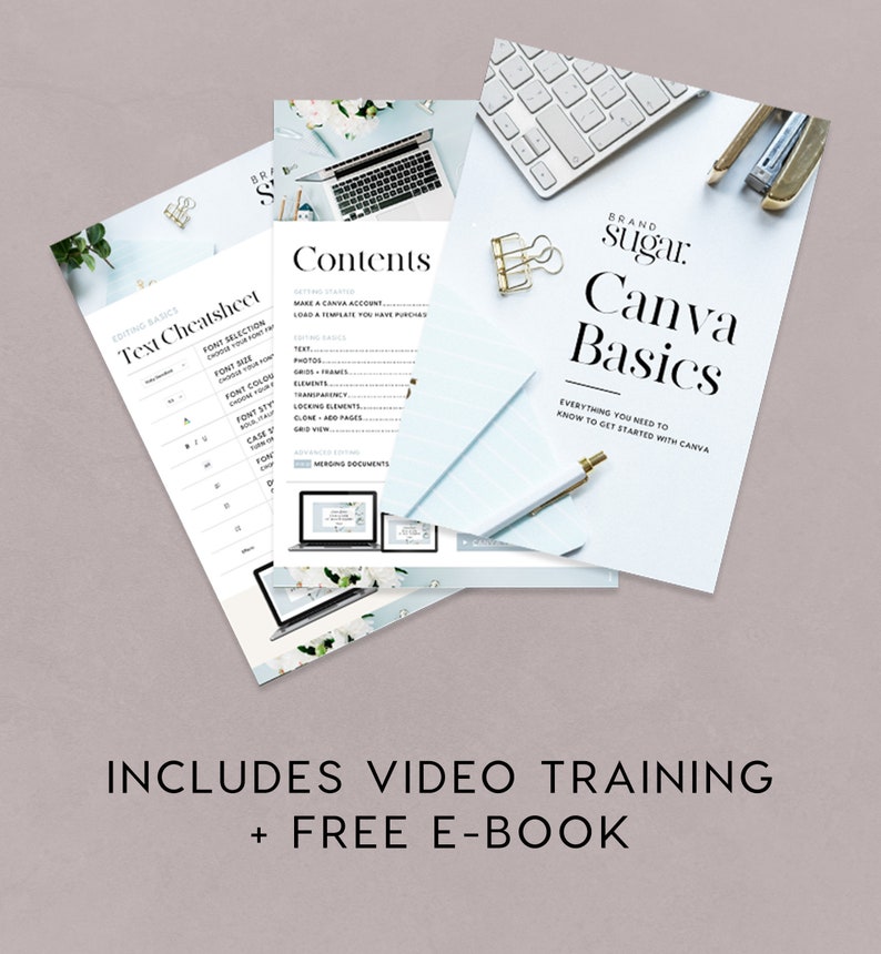 Blush Price List Template INSTANT DOWNLOAD Canva Services / Etsy