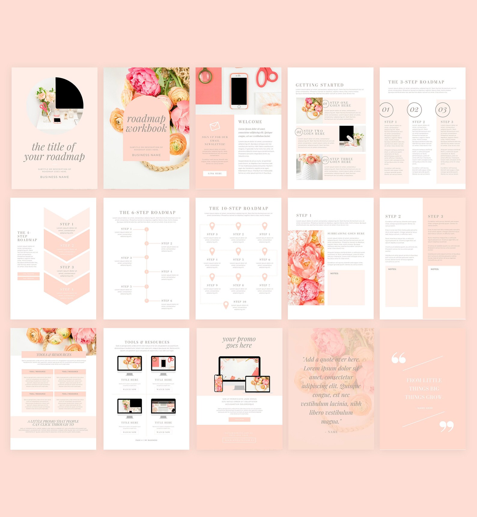Canva Roadmap Template Canva Roadmap Template