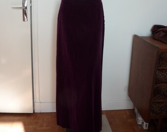 silk velvet skirt uk