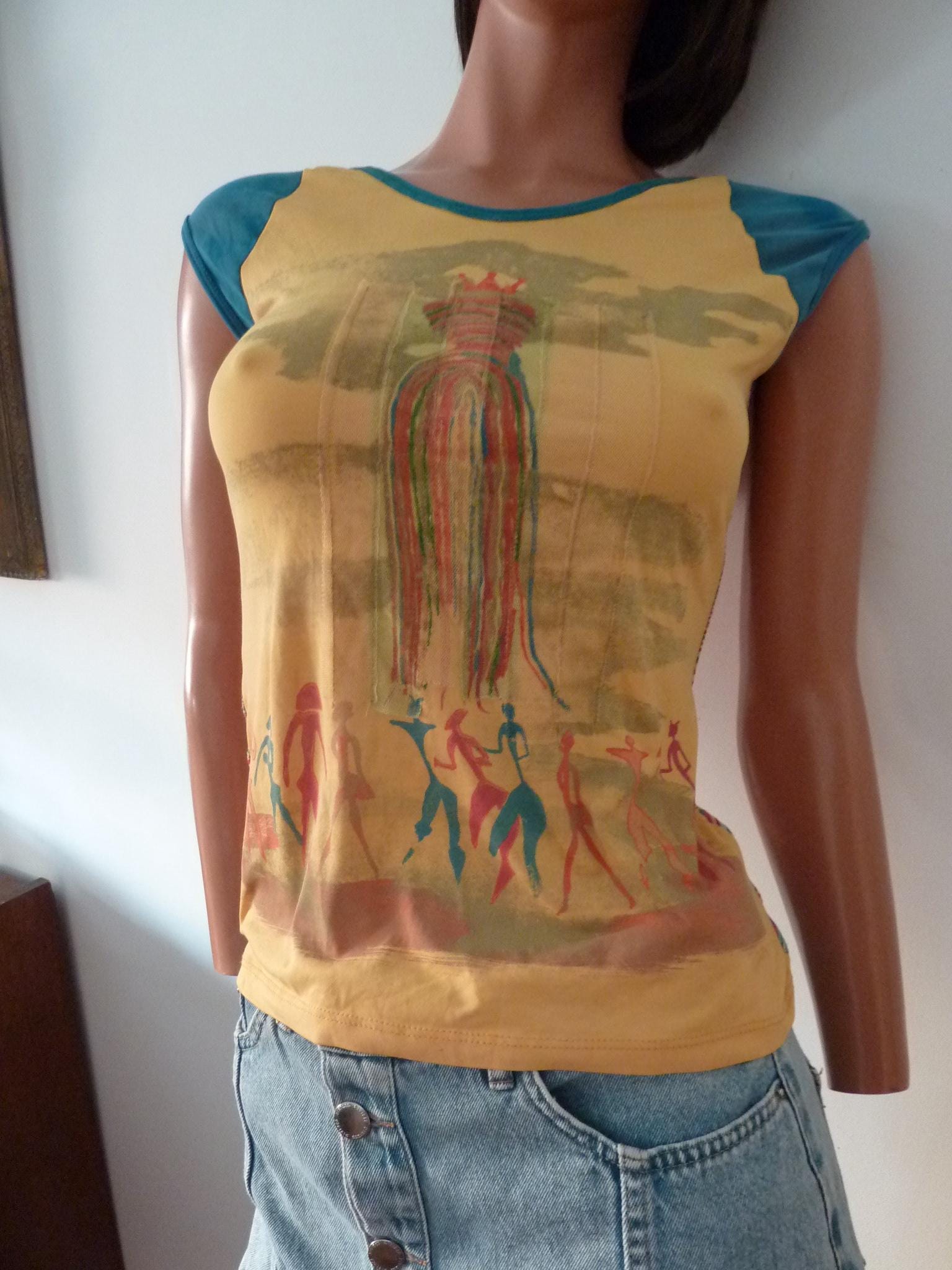 トップス SAVE THE QUEEN/Power Net Ribbon Top トップス SAVE THE QUEEN/Power Net Ribbon Top SAVE THE QUEEN