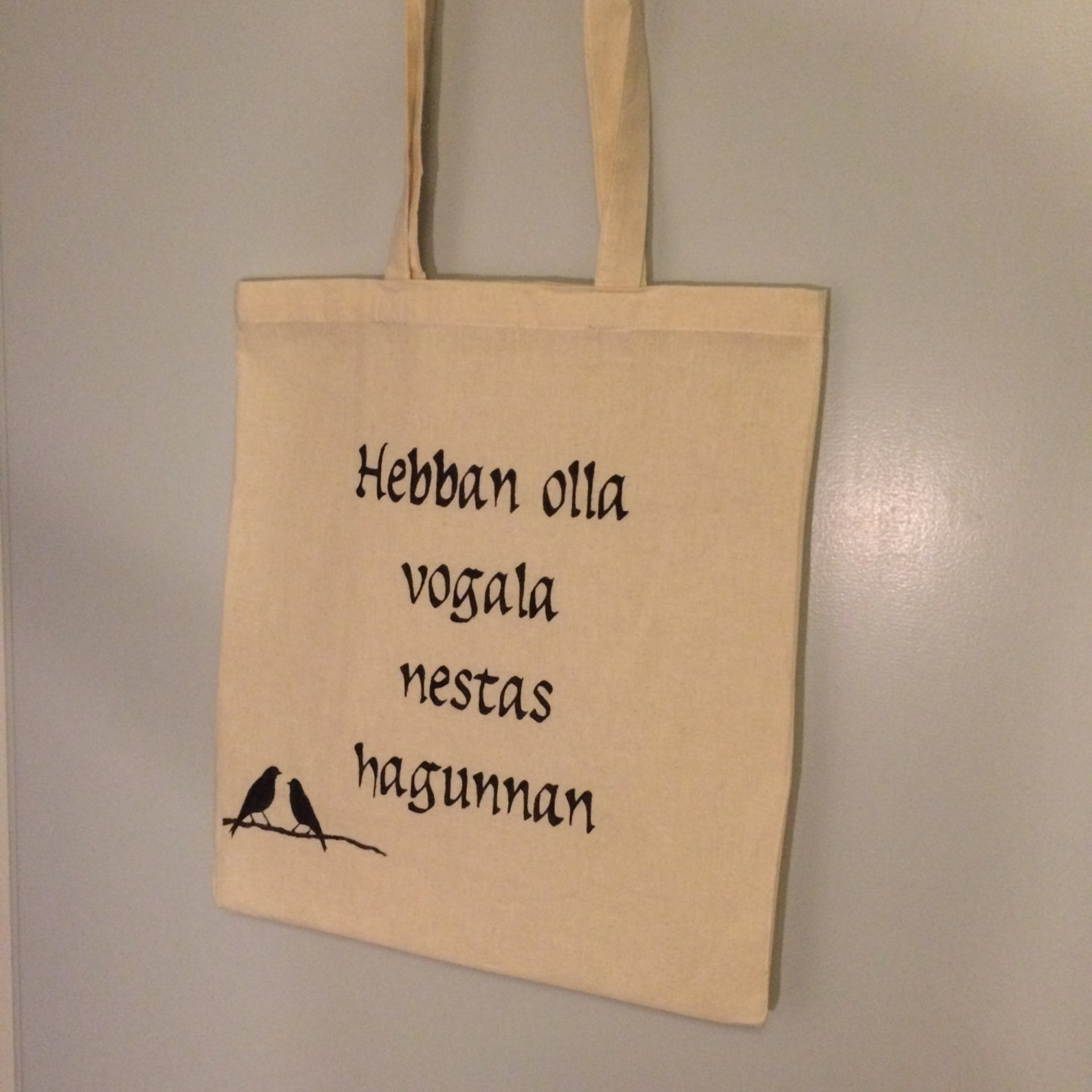 Hebban olla vogala tasje Etsy