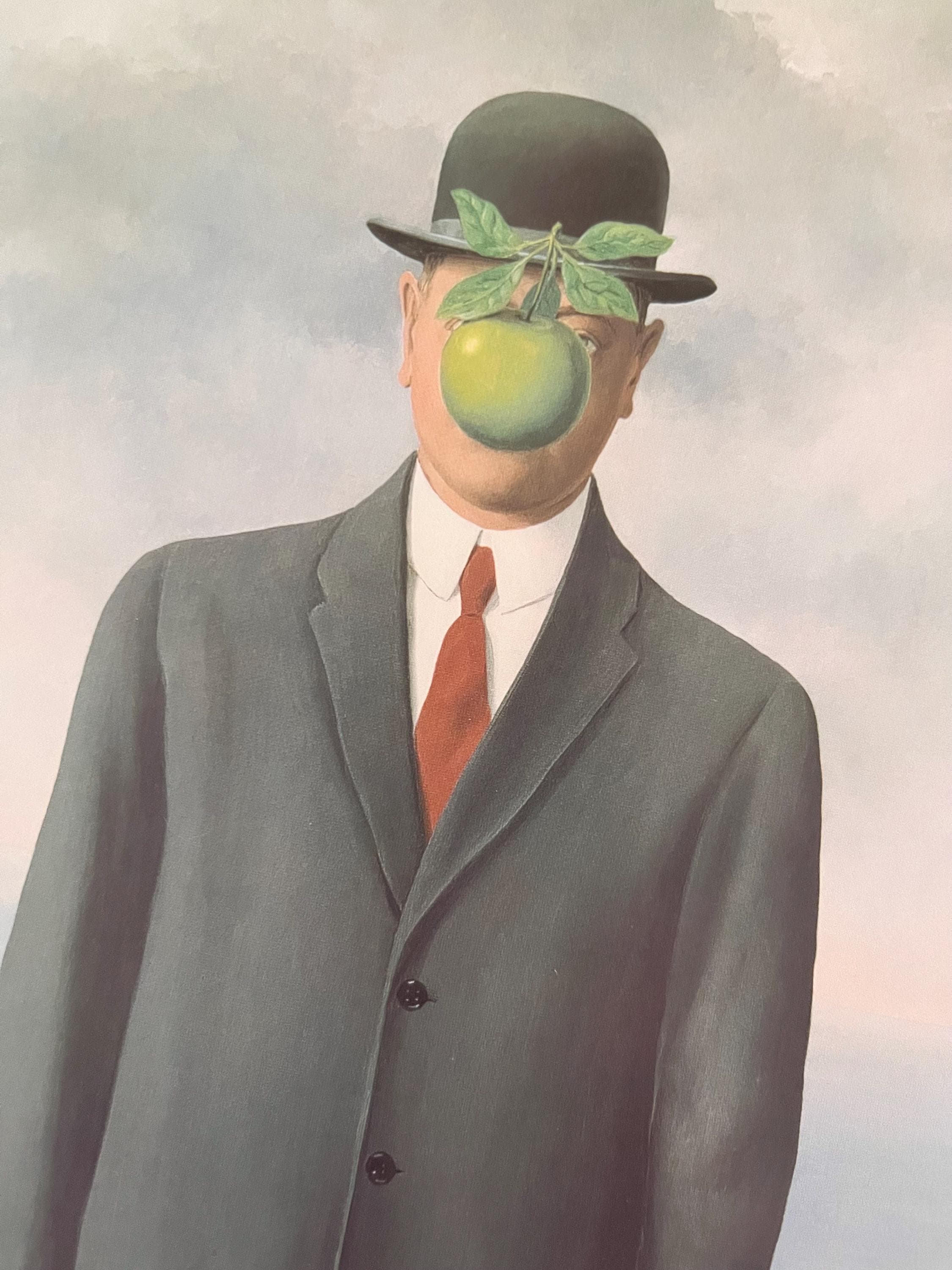 Rene Magritte the Son of Man Vintage Book Plate Art Print - Etsy
