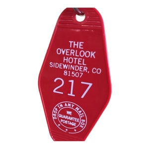 The 217 Room Number Haunted Hotel Movie inspired keytag
