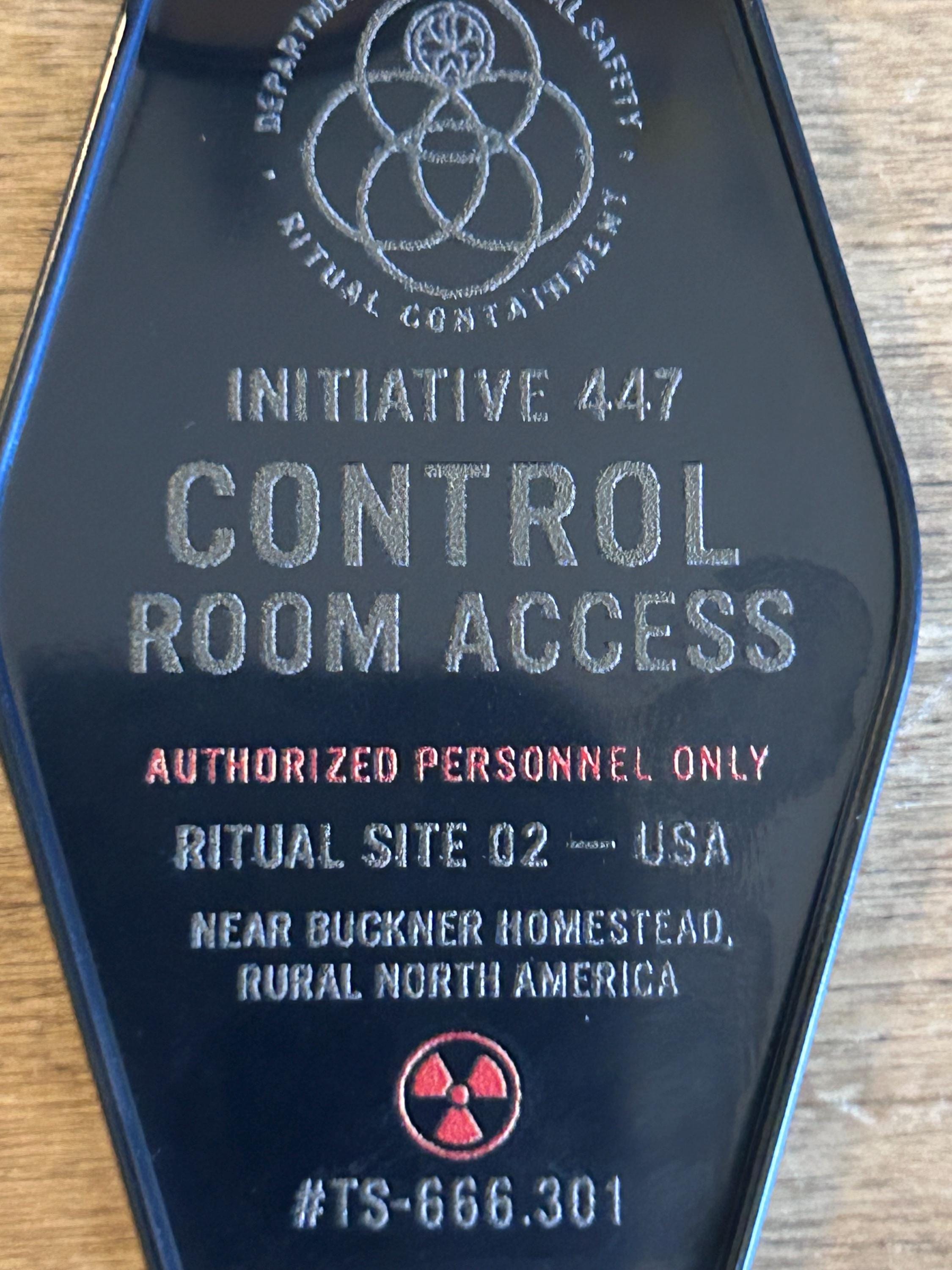 Government Keychains Vintage Government Control Room Access Keychain - Etsy
