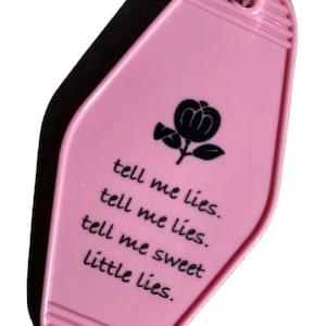 NEW! FLEETWOOD MAC "Tell Me Lies" Inspired keytag