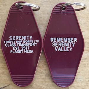 Firefly TV show inspired keytag