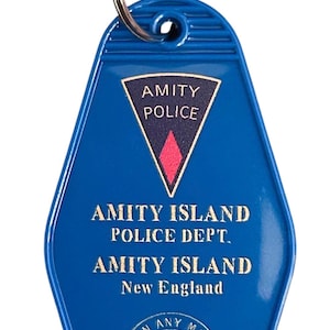 Shark Island Police Department Keytag – A Tribute to that awesome 1975 horror movie