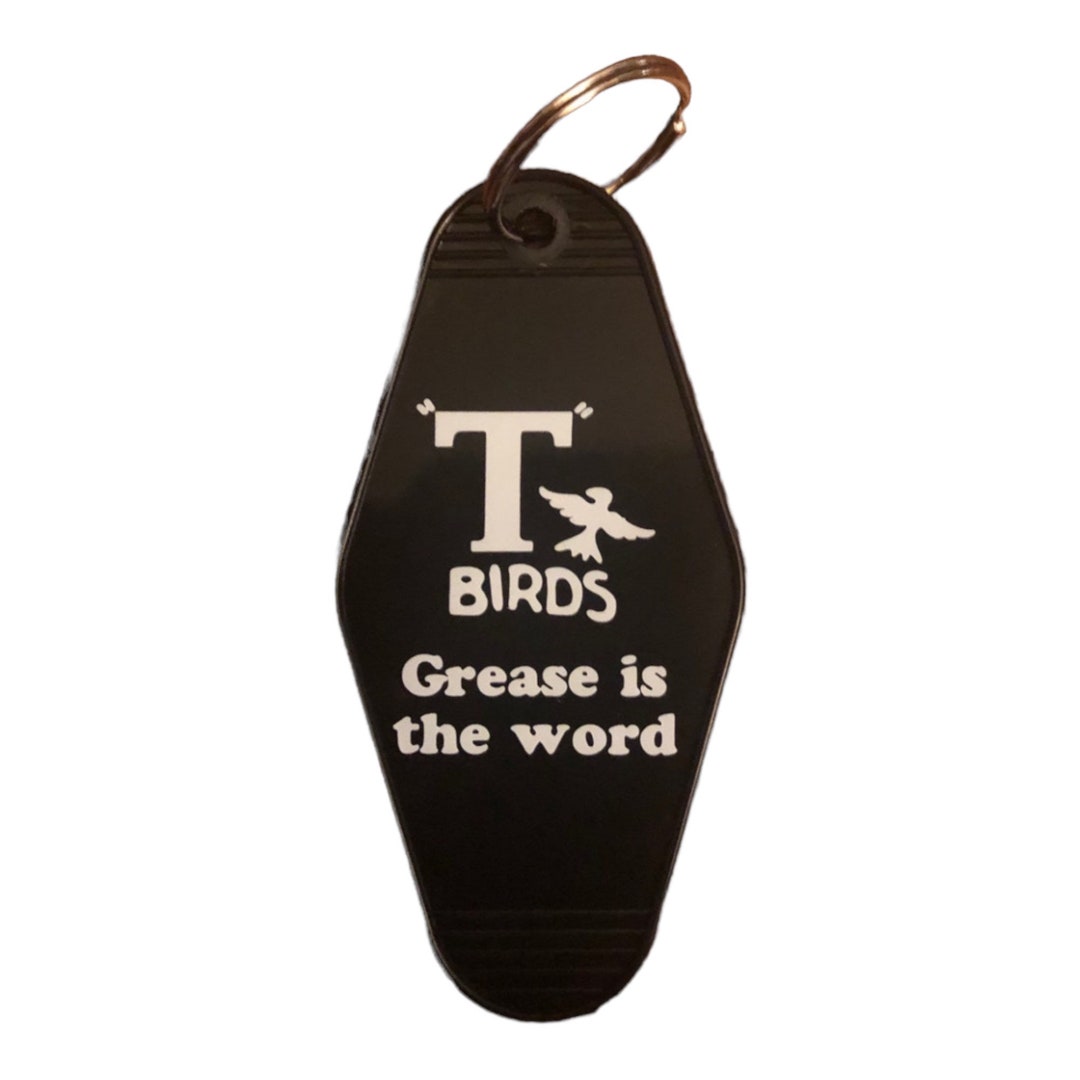 GREASE Inspired Keytag t-birds - Etsy