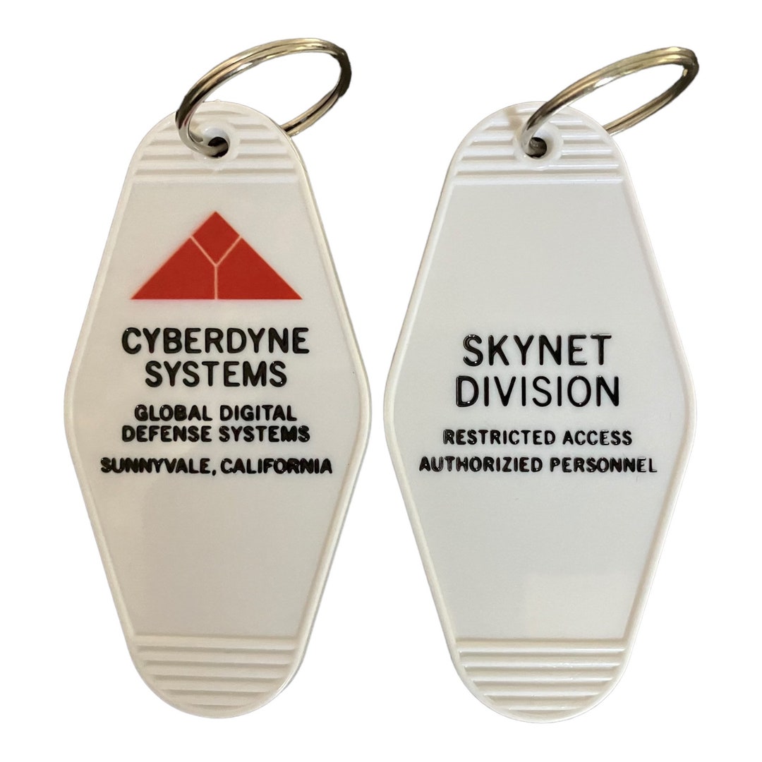 Terminator Skynet logo keychain· STL File for 3D printing·Cults