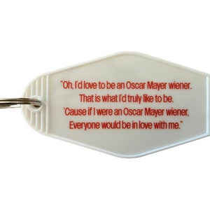 Oscar Meyer wiener Mobile inspired keytag image 3