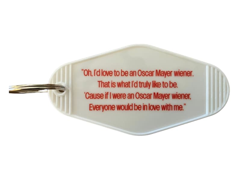 Oscar Meyer wiener Mobile inspired keytag image 3
