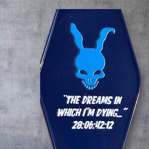Dark 80s movie inspired keytag