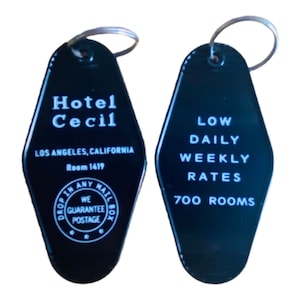 The HOTEL CECIL inspired keytag