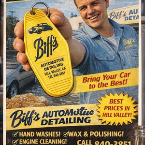 Zeitreisender Film AUTOMOTIVE Schlüsselanhänger