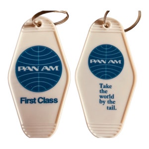 PAN AM Goldenes Zeitalter der Fliegen: Vintage Luftfahrt Schlüssel Anhänger