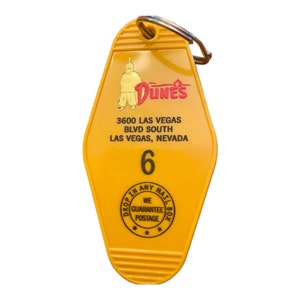Las Vegas DUNES “genie” inspired hotel keytag