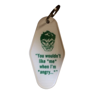 Incredible HULK inspired keytag