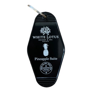 WHIT LOTUS inspired Exotic Locale TV show inspired keytag