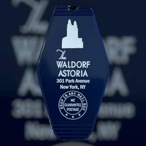 Timeless Luxury New York hotel Keytag