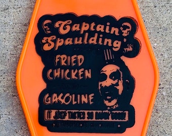 Captain Spaulding fried chicken in keychain