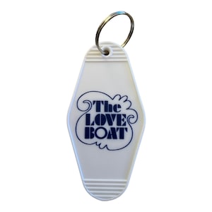 70s TV Show Taking Place On a Cruiseship inspired keytag
