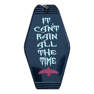 Gothic Revenge Key Tag-  Double-Sided with Iconic Quote