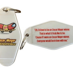 Oscar Meyer wiener Mobile inspired keytag image 1