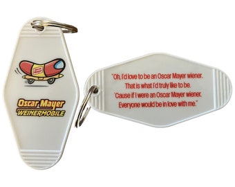 Oscar Meyer wiener Mobile inspired keytag