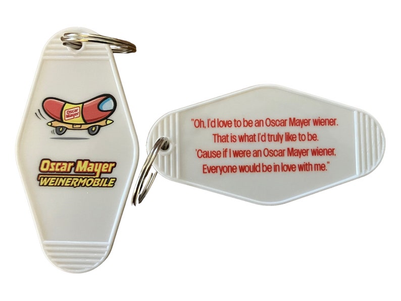 Oscar Meyer wiener Mobile inspired keytag image 1