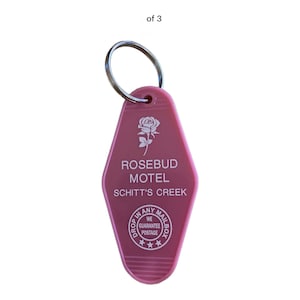 Pink Bankrupt Family Motel Key Tag