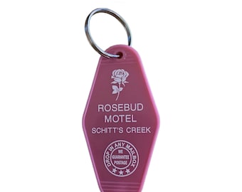 Pink Bankrupt Family Motel Key Tag