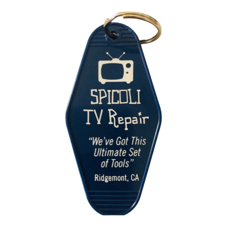 Spicoli TV Repair Fast Times at Ridgemont High inspired keytag 画像 1