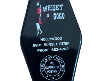 WHISKEY a go go Hollywood music club  keytag