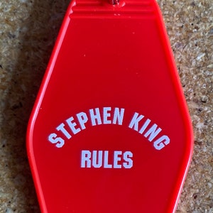 Stephen King Rules monster squad Inspired keytag