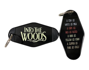 INTO THE WOODS Broadway show inspired keytag