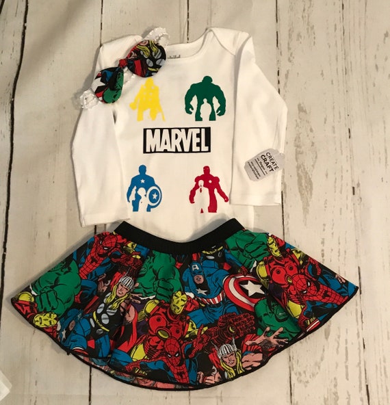 marvel baby girl clothes