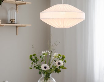 Hanging lamp Öko Tex cotton in Scandinavian design