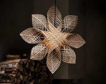 Vintage Christmas decoration, star in Scandinavian look