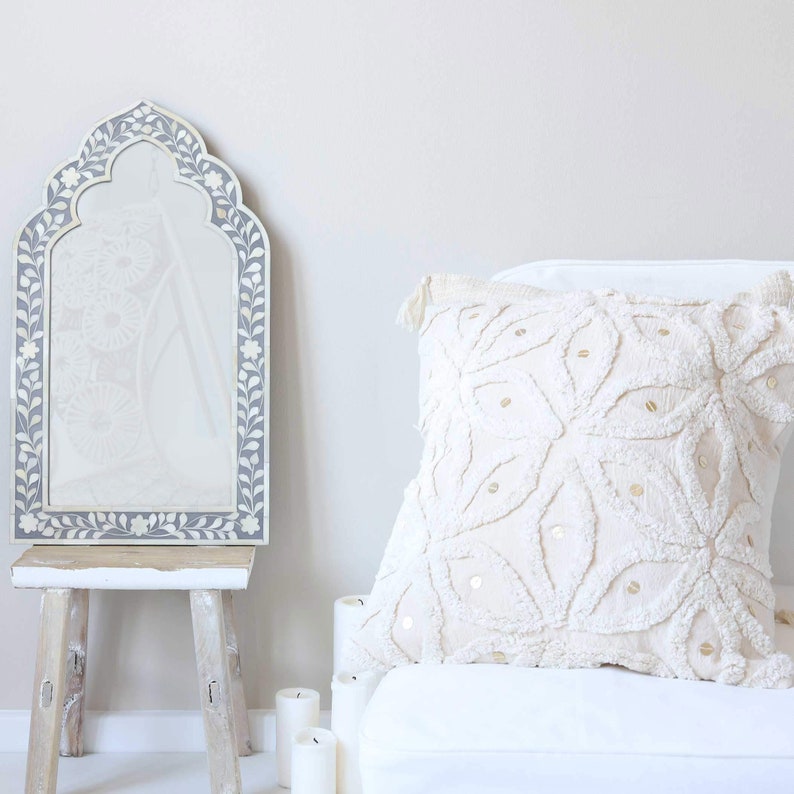 Moroccan Inlays Inlay Mirrors From India With Fl Patterns