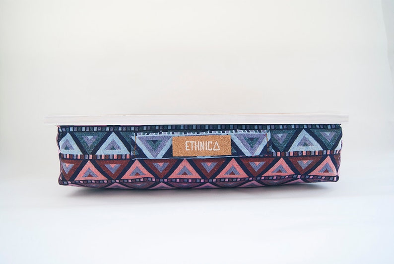 On Sale Laptop Tray With Cushion Lapdesk Serving Tray Wooden Etsy