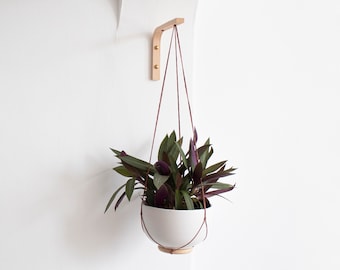 Wall Plant Hook Rose Thread Wall Plant Hanger Wall Hook For Hanging Plants Wall Plant Holder Wooden Plant Hanger