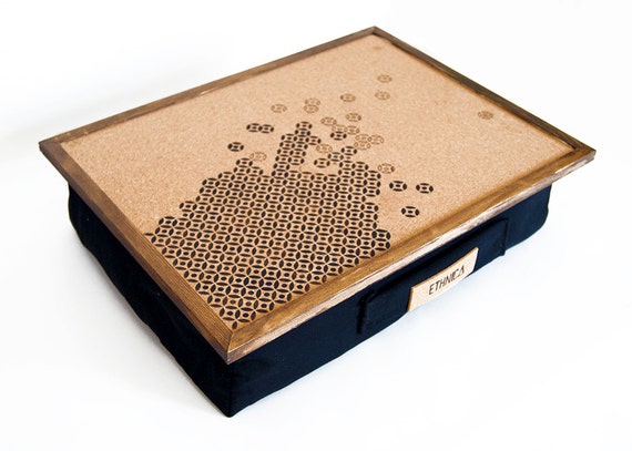 On Sale Laptop Tray For Bed Eco Friendly Lap Desk With Pillow Etsy