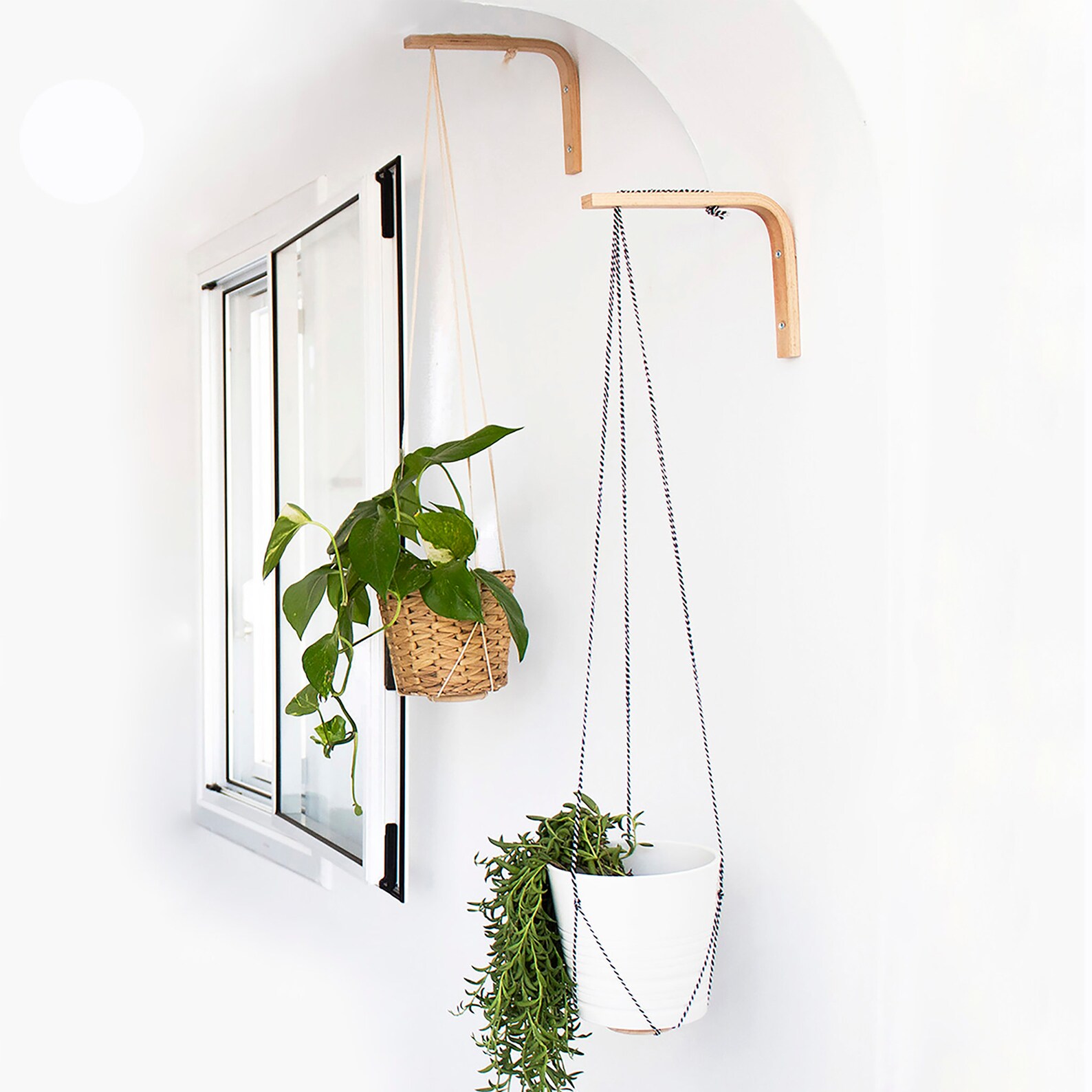 Wall Hanging Plant Holder Wall Plant Hanger Wooden Plant Etsy