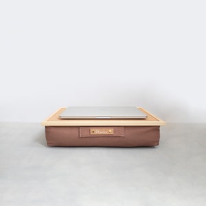 Laptopkuddstativ, Laptopbricka med kudde, Miljövänligt laptopfack med kudde, Serveringsbricka med kudde, Ergonomiskt laptopskrivbord