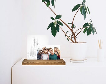 Holz-Fotohalter für Tisch-Foto-Aufhänger Foto-hängende Anzeige-Karten-Ausstellungs-Ständer Foto-Halter-Stand-Karten-Halter-Aufhänger