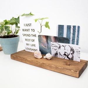 Foto-Ständer-Foto-Halter bei Hochzeit Foto-Halter für Tisch-Foto-Hängen-Display-Karten-Anzeige Holz-Foto-Stand-Karten-Aufhänger